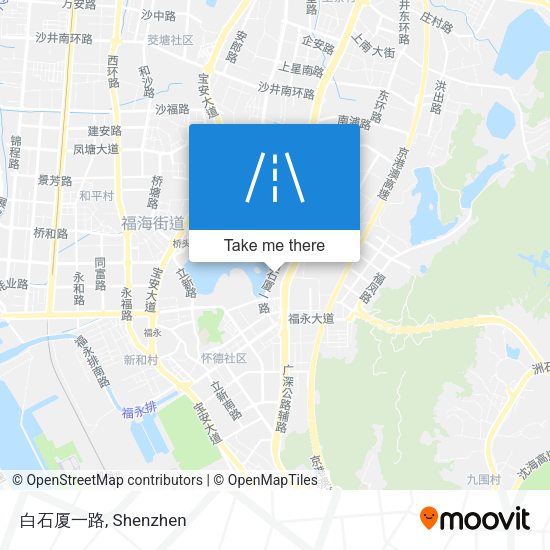 白石厦一路 map