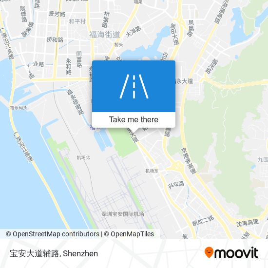 宝安大道辅路 map