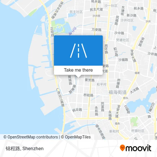 锦程路 map