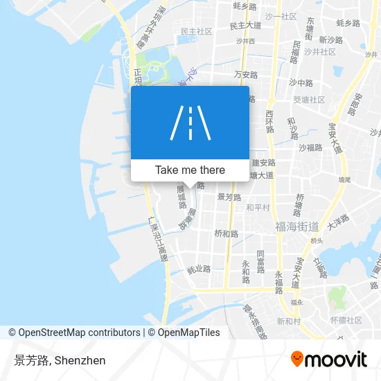 景芳路 map