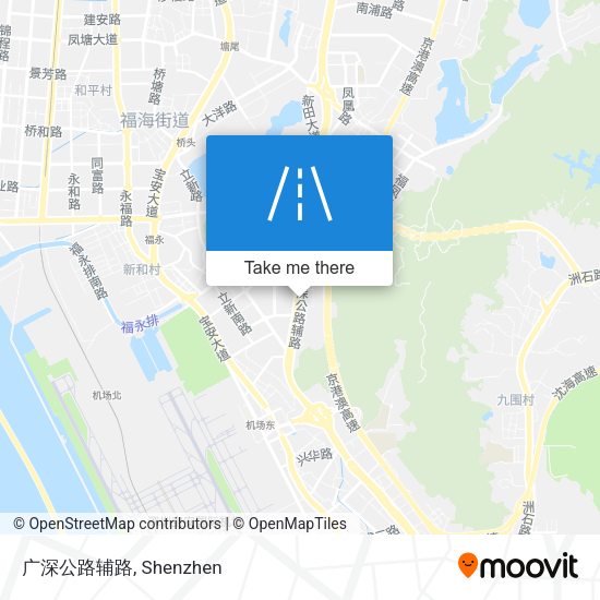 广深公路辅路 map
