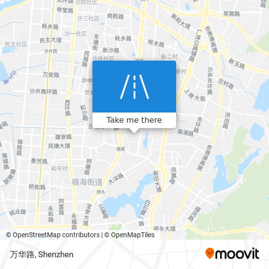 万华路 map