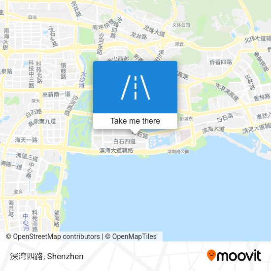 深湾四路 map