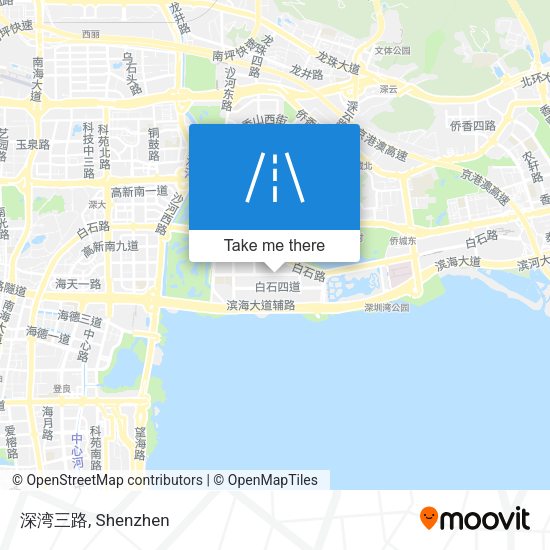 深湾三路 map