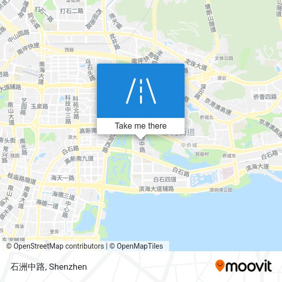 石洲中路 map