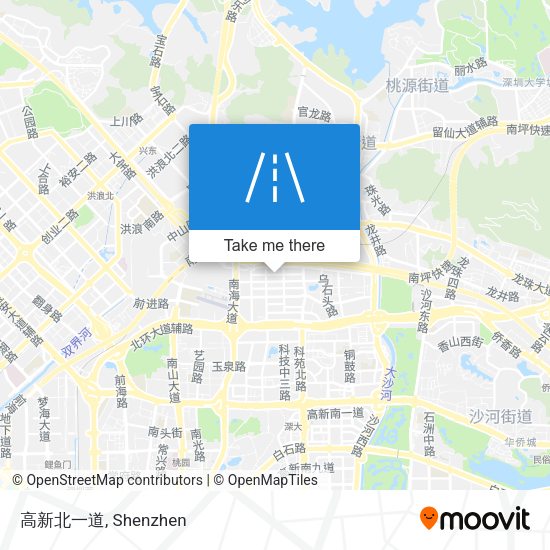 高新北一道 map
