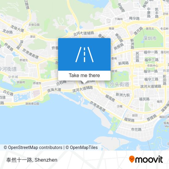 泰然十一路 map