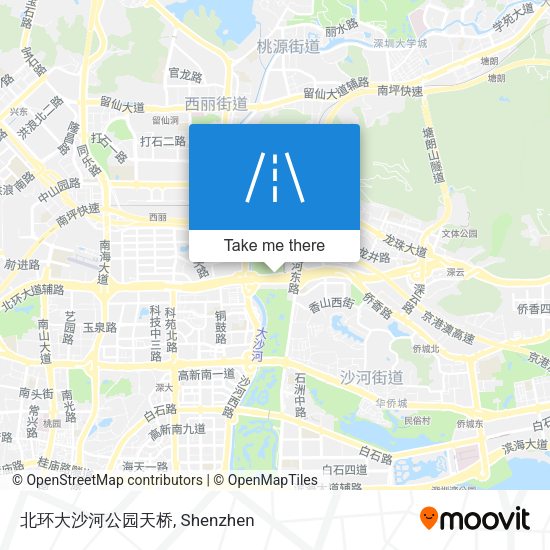 北环大沙河公园天桥 map