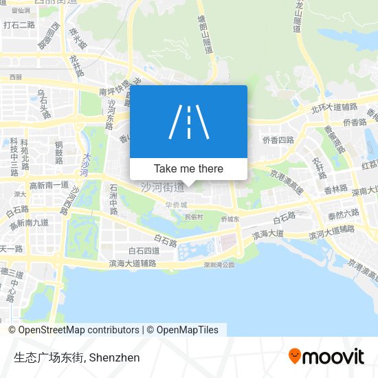 生态广场东街 map