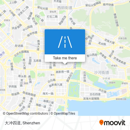 大冲四道 map
