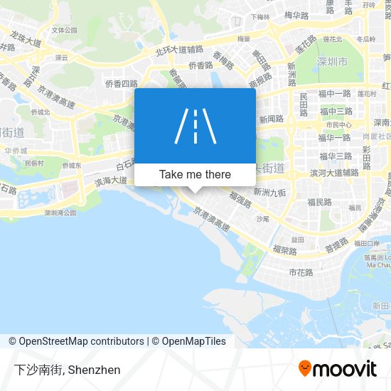 下沙南街 map