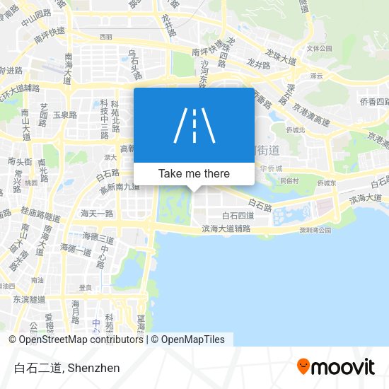 白石二道 map