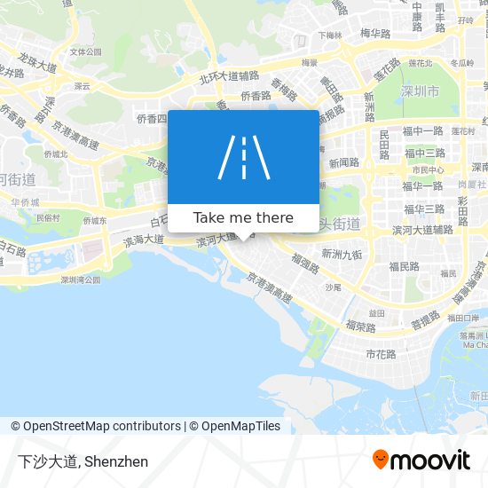 下沙大道 map