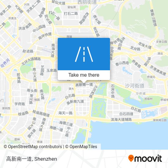 高新南一道 map