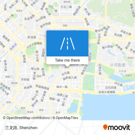 兰龙路 map