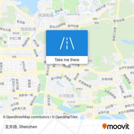 龙井路 map
