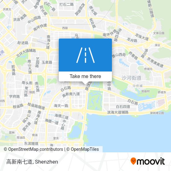 高新南七道 map