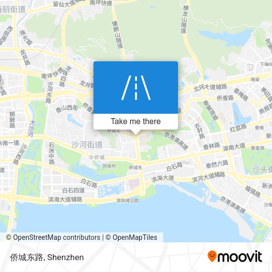 侨城东路 map