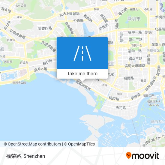 福荣路 map