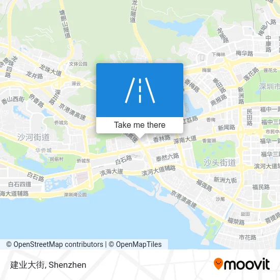 建业大街 map