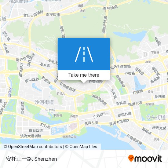 安托山一路 map