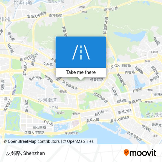 友邻路 map