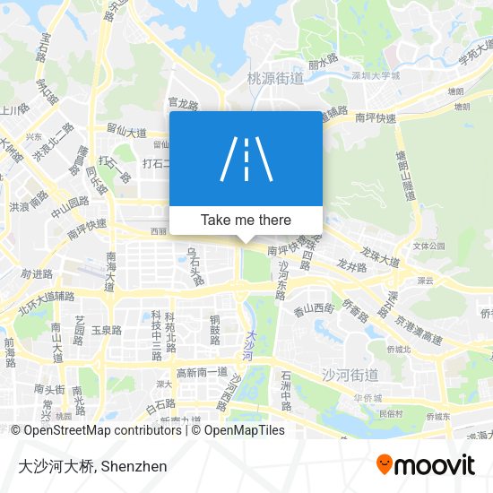 大沙河大桥 map