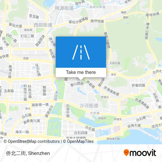侨北二街 map