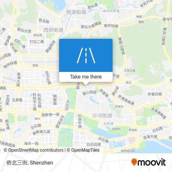 侨北三街 map