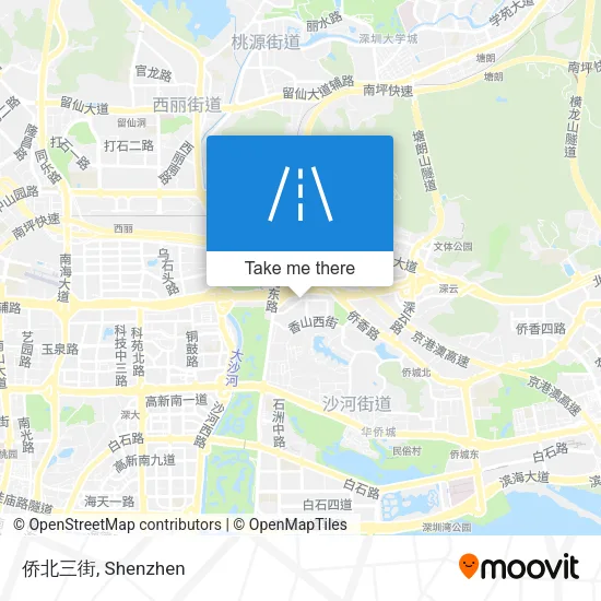 侨北三街 map