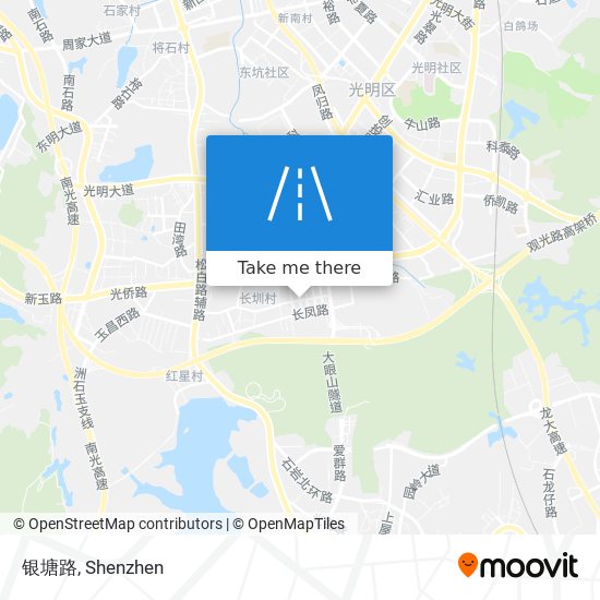 银塘路 map