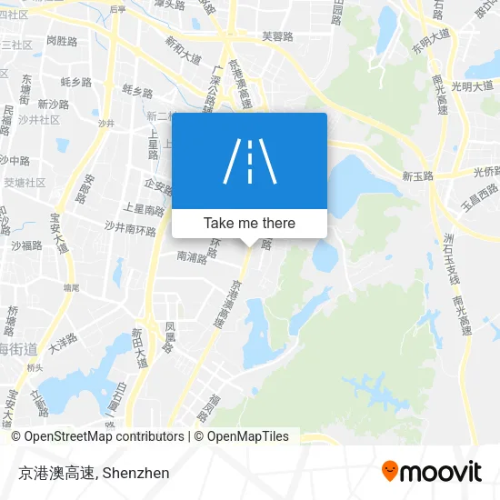 京港澳高速 map