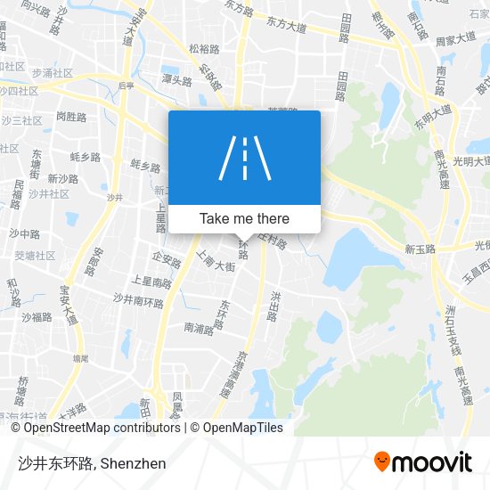沙井东环路 map