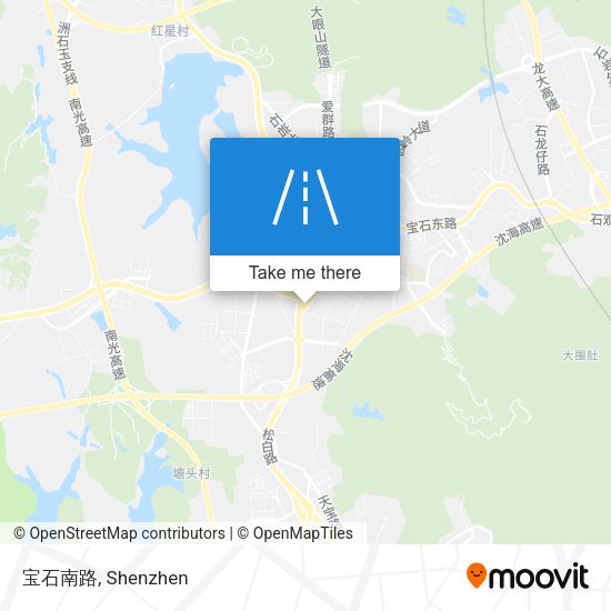 宝石南路 map