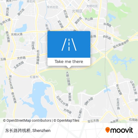 东长路跨线桥 map