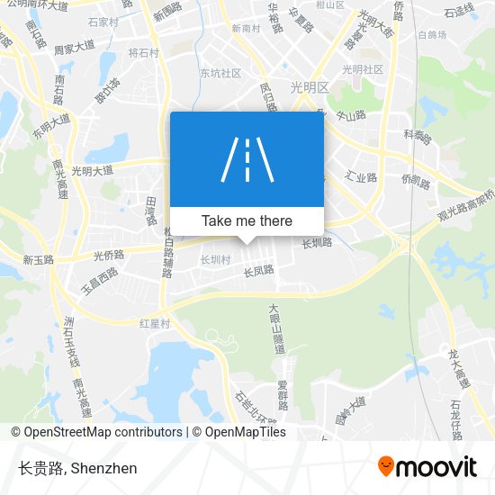 长贵路 map