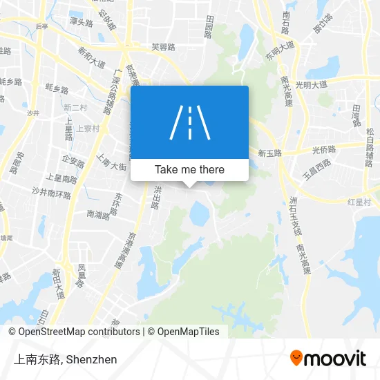 上南东路 map