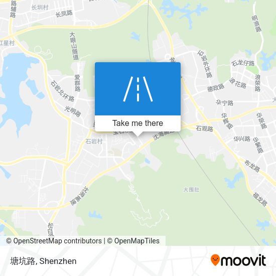 塘坑路 map