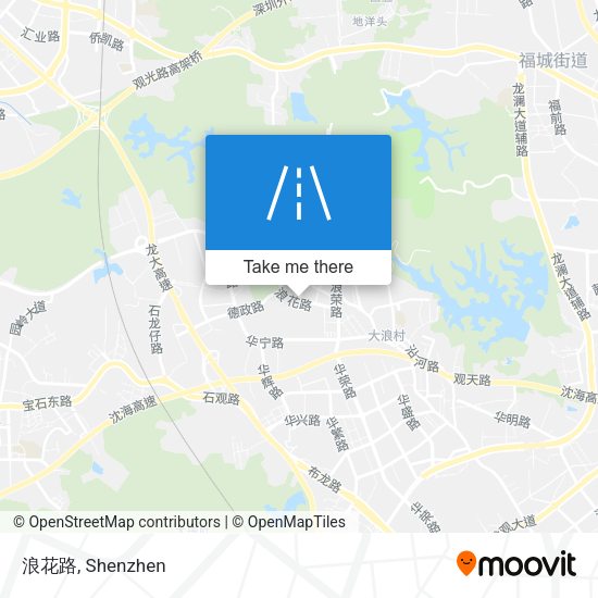 浪花路 map