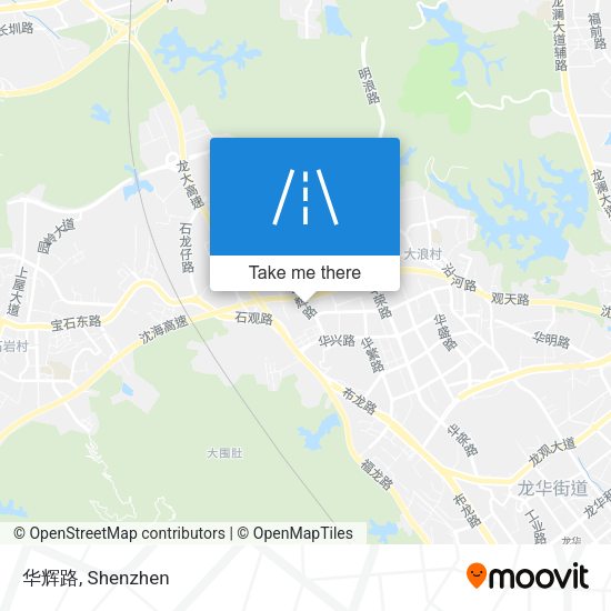 华辉路 map