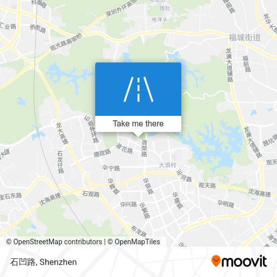 石凹路 map