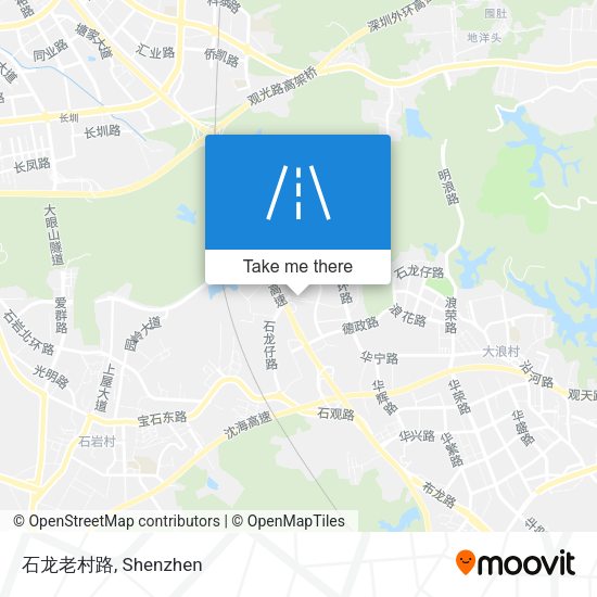 石龙老村路 map