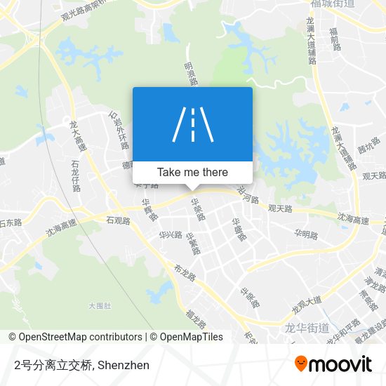 2号分离立交桥 map