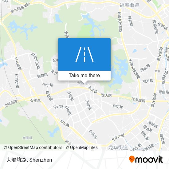 大船坑路 map