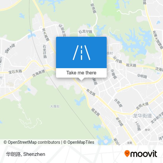 华朗路 map