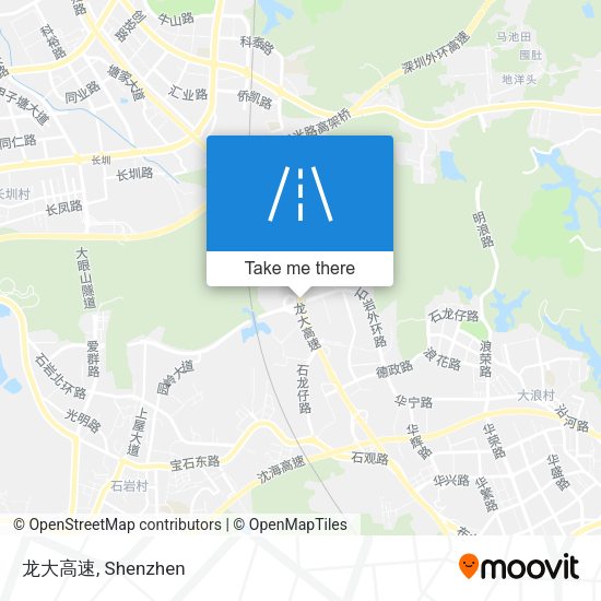 龙大高速 map