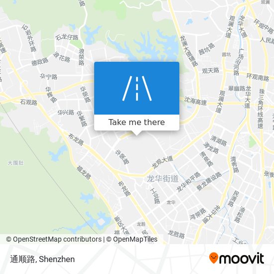 通顺路 map