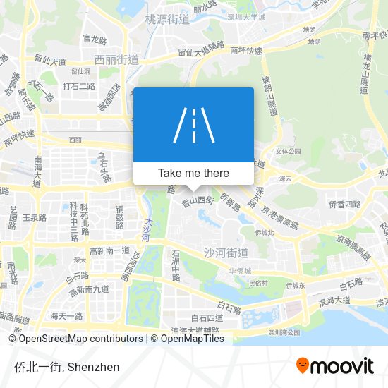 侨北一街 map