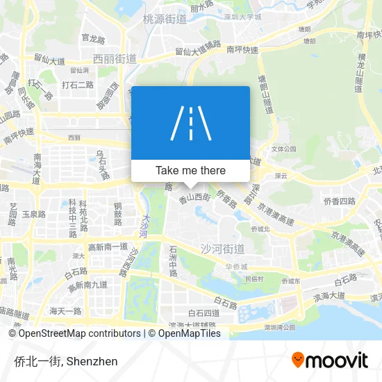 侨北一街 map
