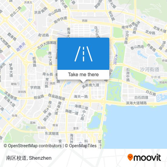 南区校道 map